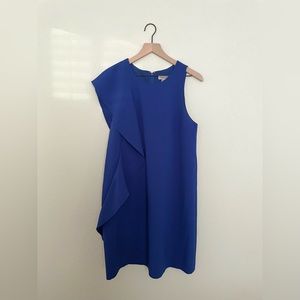 Chelsea28 Asymmetrical Dark Blue Dress